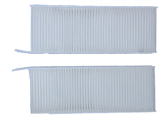 Filtro de aire de cabina de piezas de automóvil de tela blanca emparejada OE 9804163380 para PEUGEOT