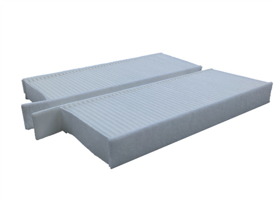 Filtro de aire de cabina de piezas de automóvil de tela blanca emparejada OE 9804163380 para PEUGEOT