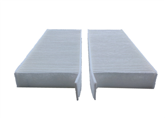 Filtro de aire de cabina de piezas de automóvil de tela blanca emparejada OE 9804163380 para PEUGEOT